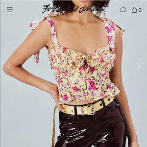 For Love & Lemons Beaumont Top